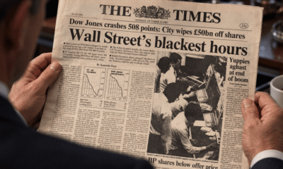 Wall Street Confronts Black Monday Fears Nearly Four Decades After 1987 Crash