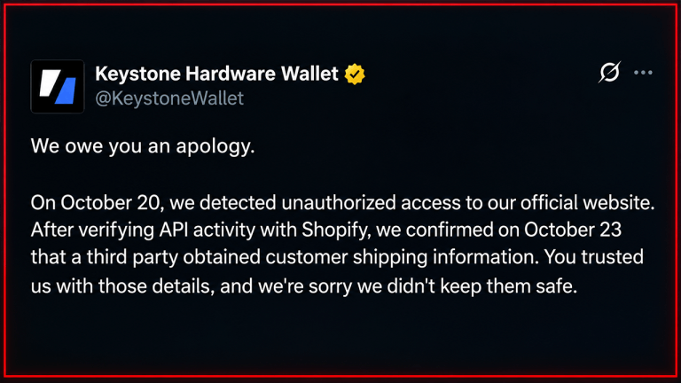 Keystone Security Breach Reveals Customer Addresses, Raising Scam Risks